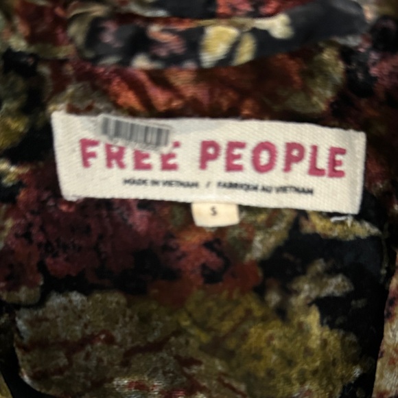 Free People Simone Velvet Duster - Picture 2 of 6